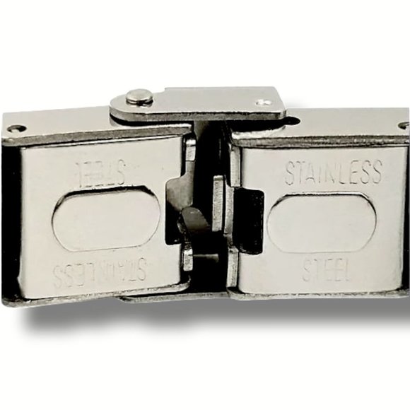 Stainless Steel Hypoallergenic Braided Black Leather Adjustable Bracelet (NWT) - Picture 4 of 8